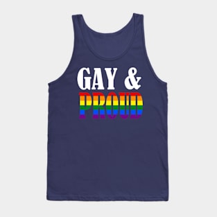 Gay and Proud Tank Top